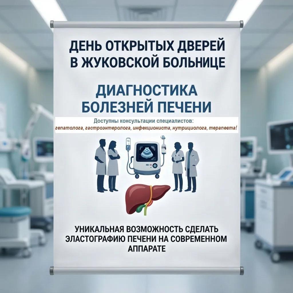 День открытых дверей в Жуковской областной клинической больнице: диагностика болезней печени